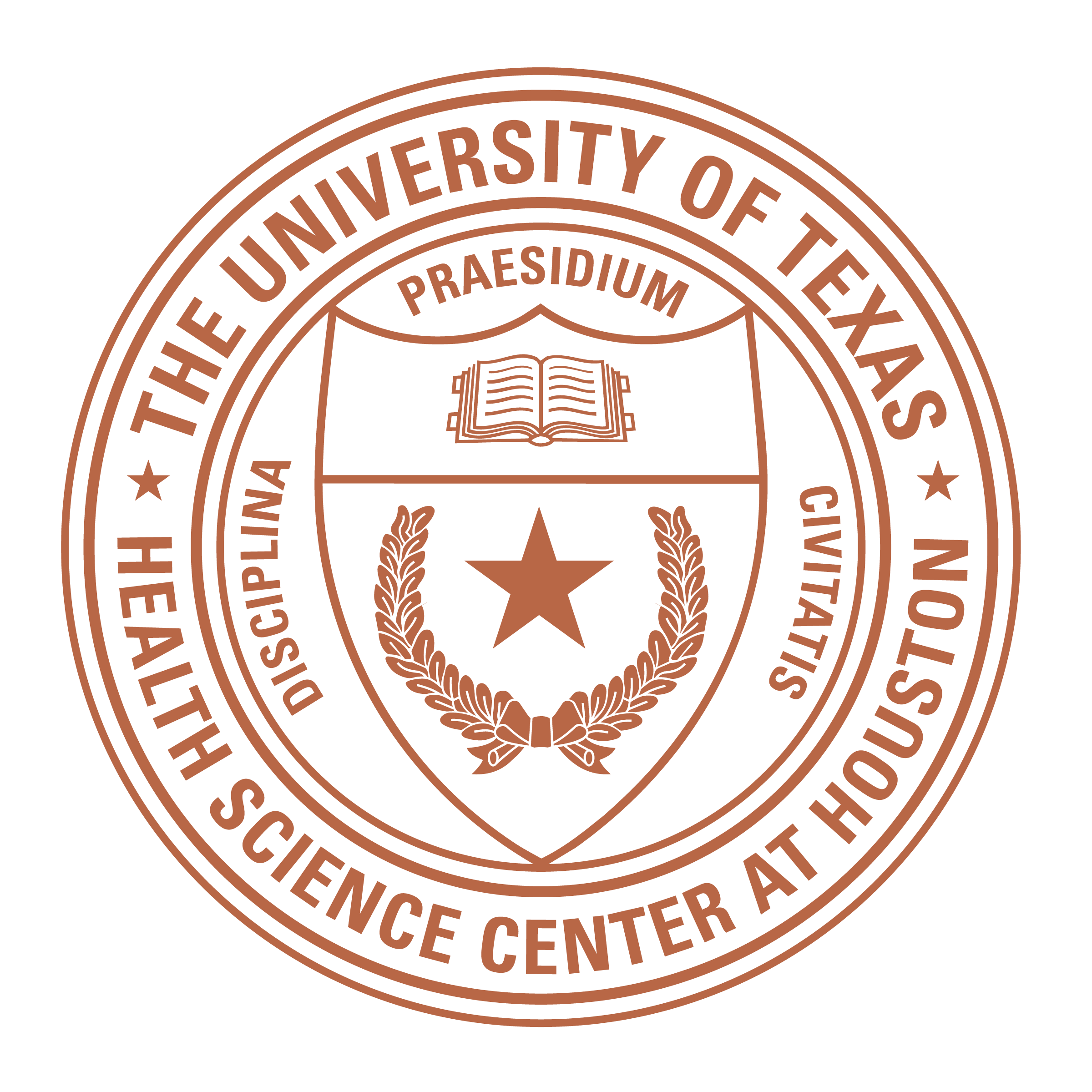 University Seal in Orange